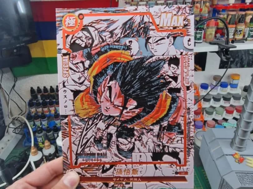 Ultimate Gohan Hueforge - Dragon Ball Z by Dakiren HueForge model: Ultimate Gohan Hueforge - Dragon Ball Z by Dakiren