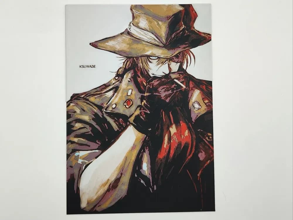 Pip Bernadotte from Hellsing - Hueforge by Altf4-Formation HueForge model: Pip Bernadotte from Hellsing - Hueforge by Altf4-Formation