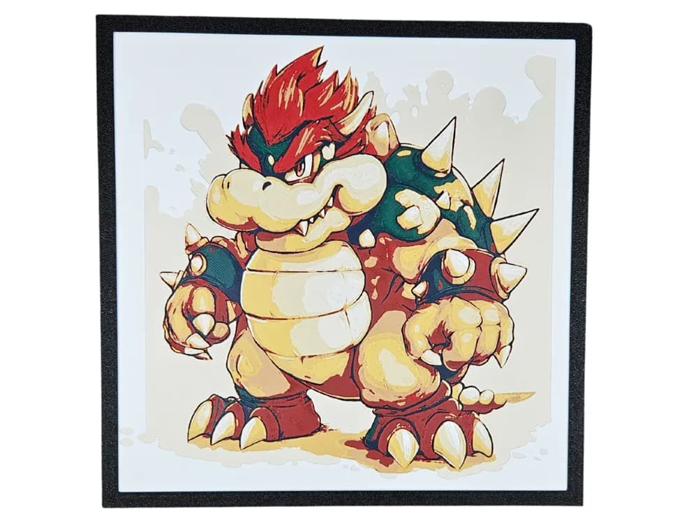 Bowser by BusyKikiBee HueForge model: Bowser by BusyKikiBee