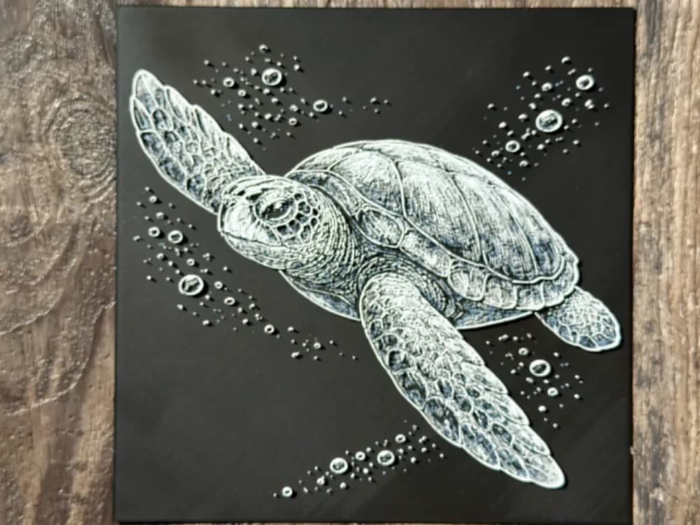 Sea Turtle HueForge Wildlife Series by novy HueForge model: Sea Turtle HueForge Wildlife Series by novy