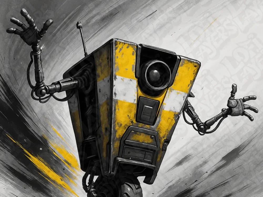 Claptrap Hueforge by LoFi Layers HueForge model: Claptrap Hueforge by LoFi Layers