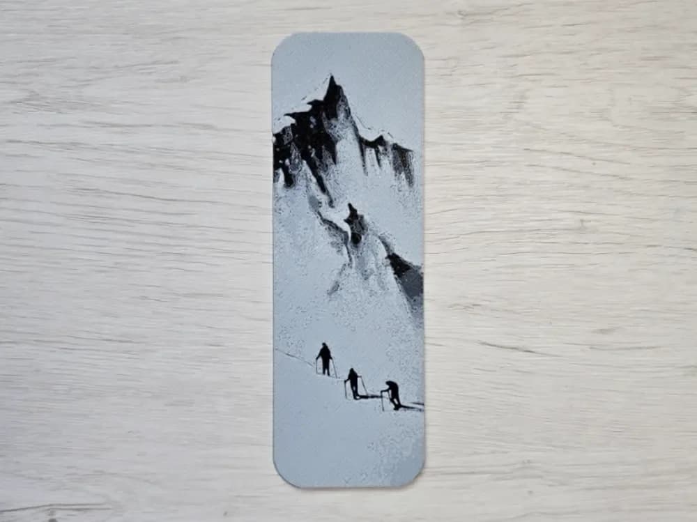 Mountain Bookmark by Atrus Design HueForge model: Mountain Bookmark by Atrus Design