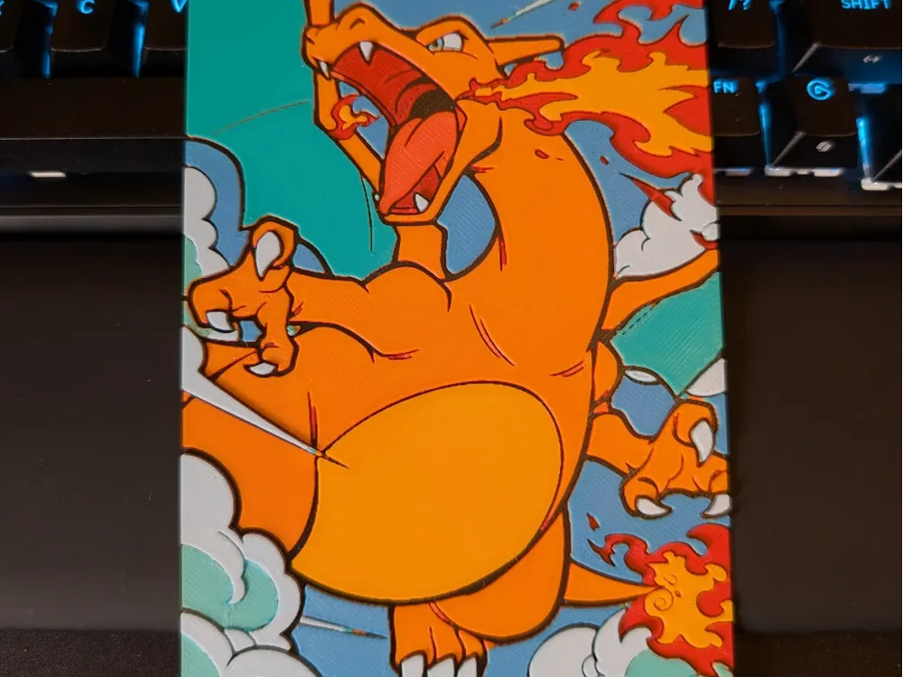 Charizard Hueforge by S0und_Lab HueForge model: Charizard Hueforge by S0und_Lab