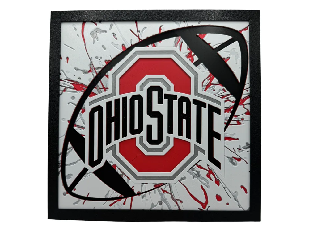 HueForge model: Ohio State - NCAA Hueforge by Canadian Gamer