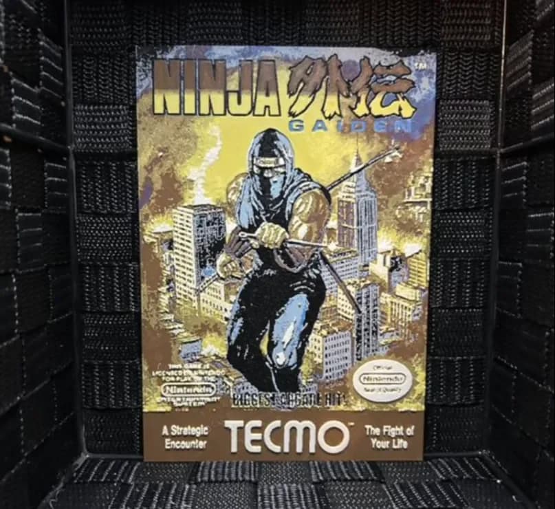 Hueforge Game Poster - Ninja Gaiden - by JoDau HueForge model: Hueforge Game Poster - Ninja Gaiden - by JoDau