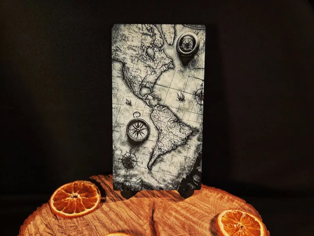 Tale of the Compass hueforge 110 x 200 by EternalDesigns3D HueForge model: Tale of the Compass hueforge 110 x 200 by EternalDesigns3D