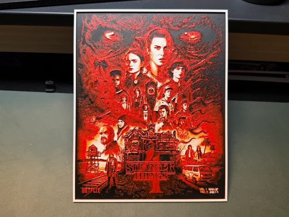 Stranger Things Season 4 HueForge by liv_3d HueForge model: Stranger Things Season 4 HueForge by liv_3d