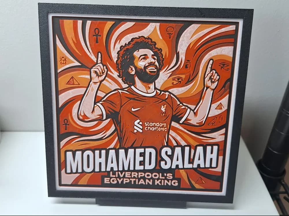 Salah Liverpool Tribute - Hueforge Salah Liverpool Tribute - Hueforge