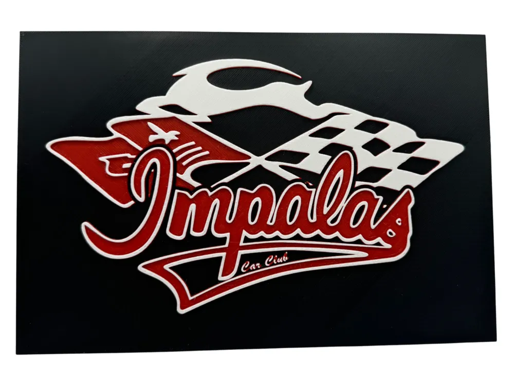 Impala Car Club - Hueforge by Canadian Gamer HueForge model: Impala Car Club - Hueforge by Canadian Gamer