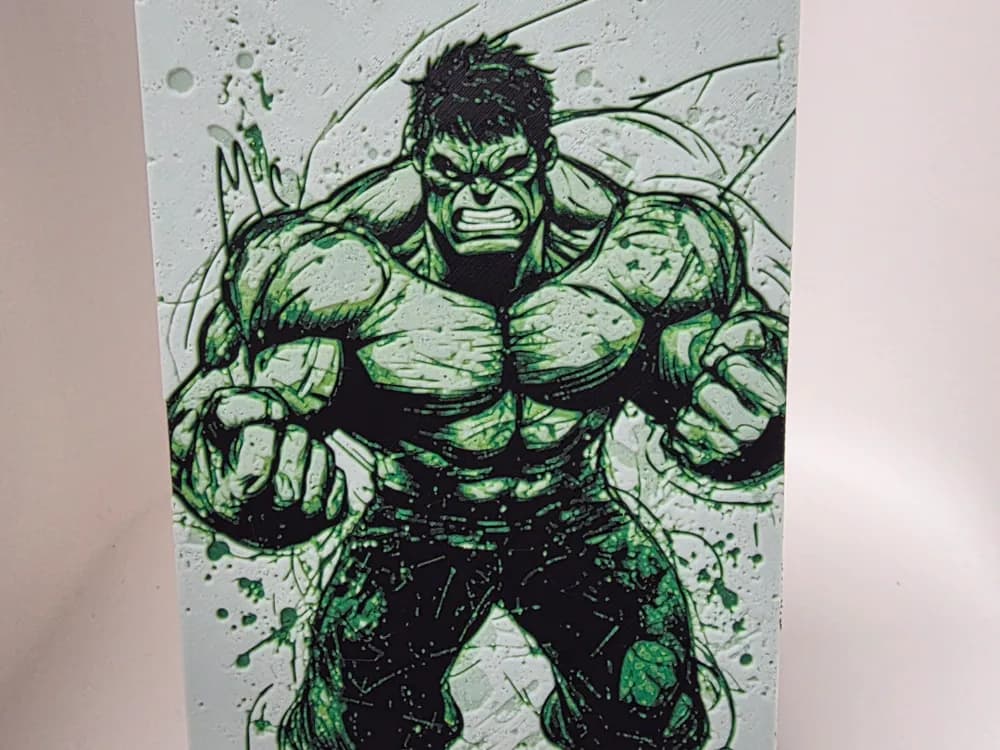 The Hulk Hueforge by Morganja HueForge model: The Hulk Hueforge by Morganja