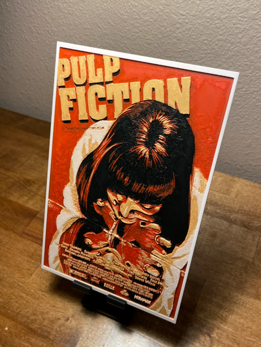 Hueforge - Pulp Fiction - Movie Poster by Cloudy Nostalgia HueForge model: Hueforge - Pulp Fiction - Movie Poster by Cloudy Nostalgia