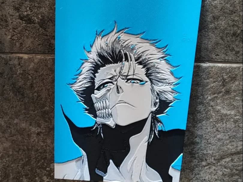 Grimmjow by Garuda3D HueForge model: Grimmjow by Garuda3D