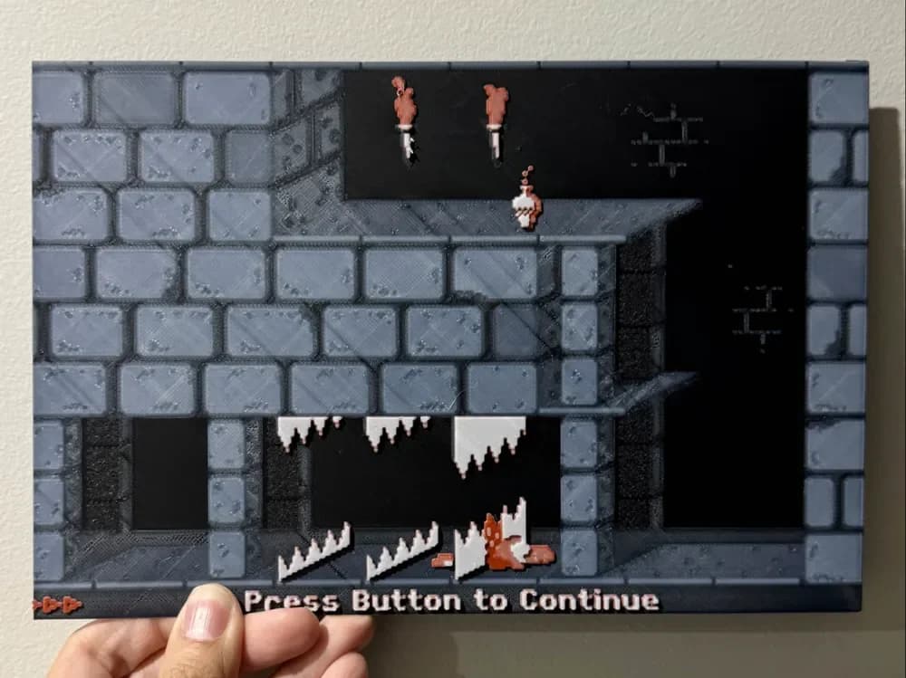 Prince of Persia - Hueforge Print by cyanidesugar HueForge model: Prince of Persia - Hueforge Print by cyanidesugar