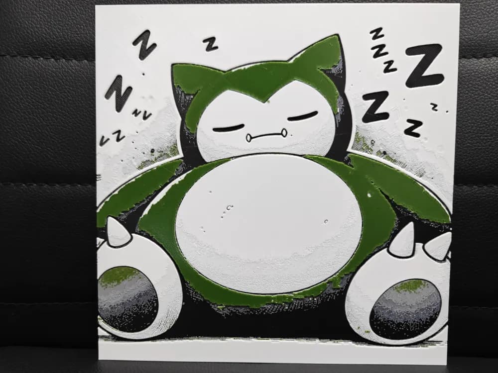 Snorlax by TheHueforgeLady HueForge model: Snorlax by TheHueforgeLady