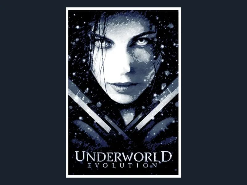 Underworld Evolution (Movie Poster - HueForge) by HugheCraft HueForge model: Underworld Evolution (Movie Poster - HueForge) by HugheCraft