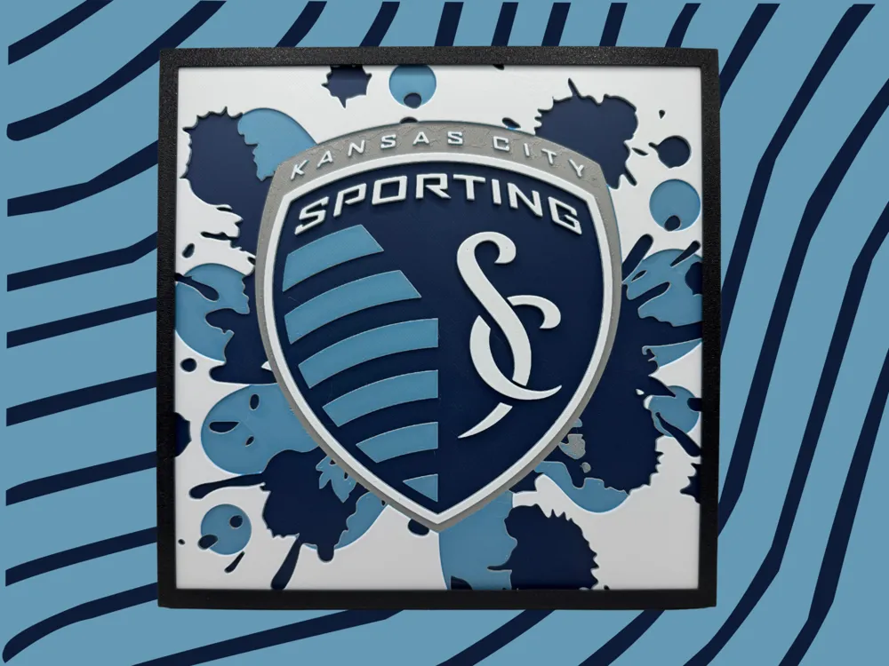 HueForge model: Kansas City Sporting by Canadian Gamer