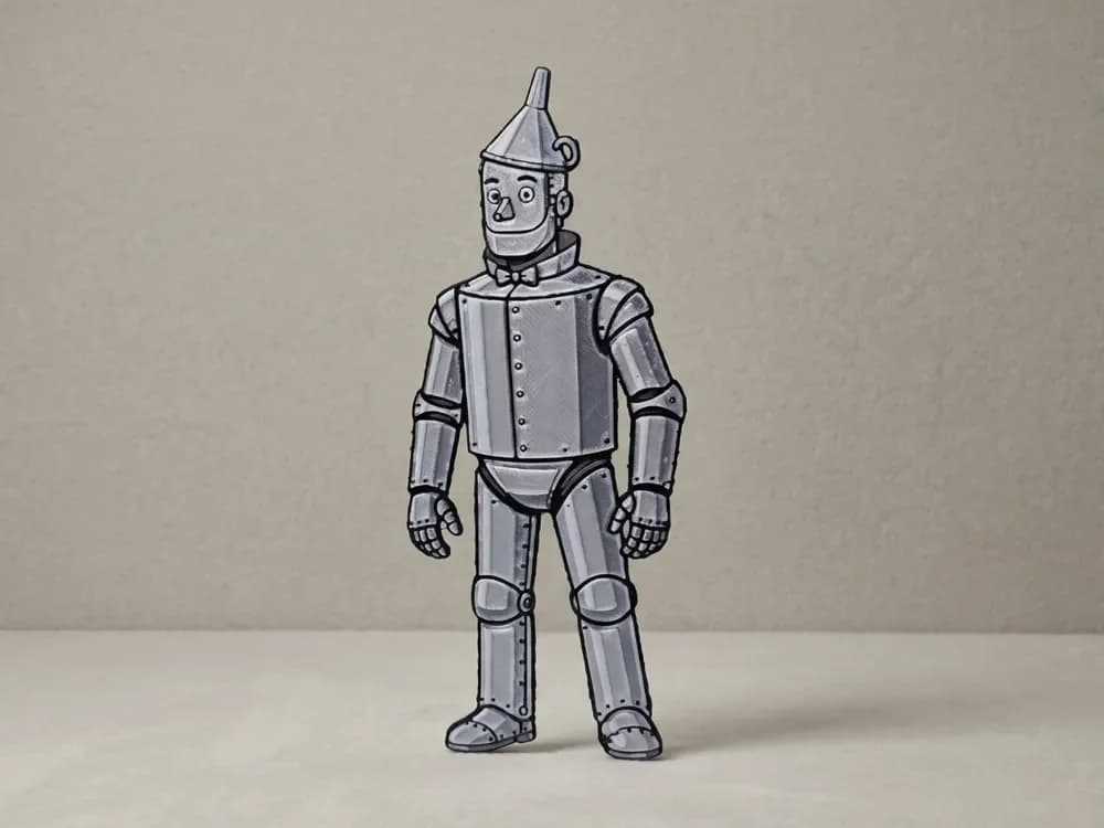 Tin Man Wizard of Oz Cutout Tin Man Wizard of Oz Cutout
