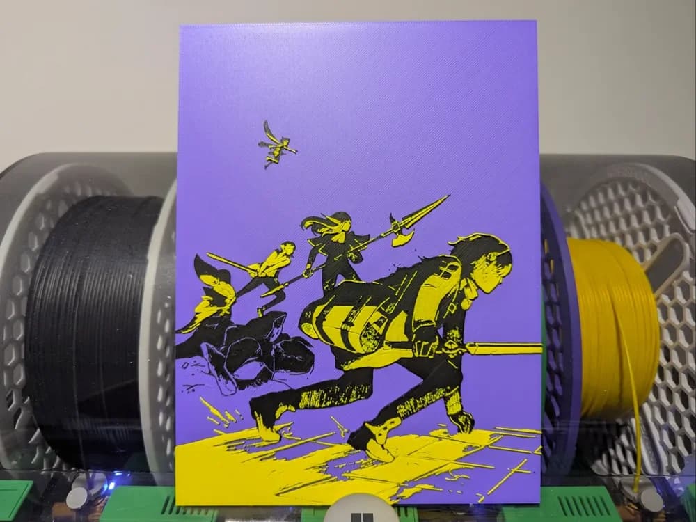 HueForge model: Metaphor ReFantazio Hueforge by Razel