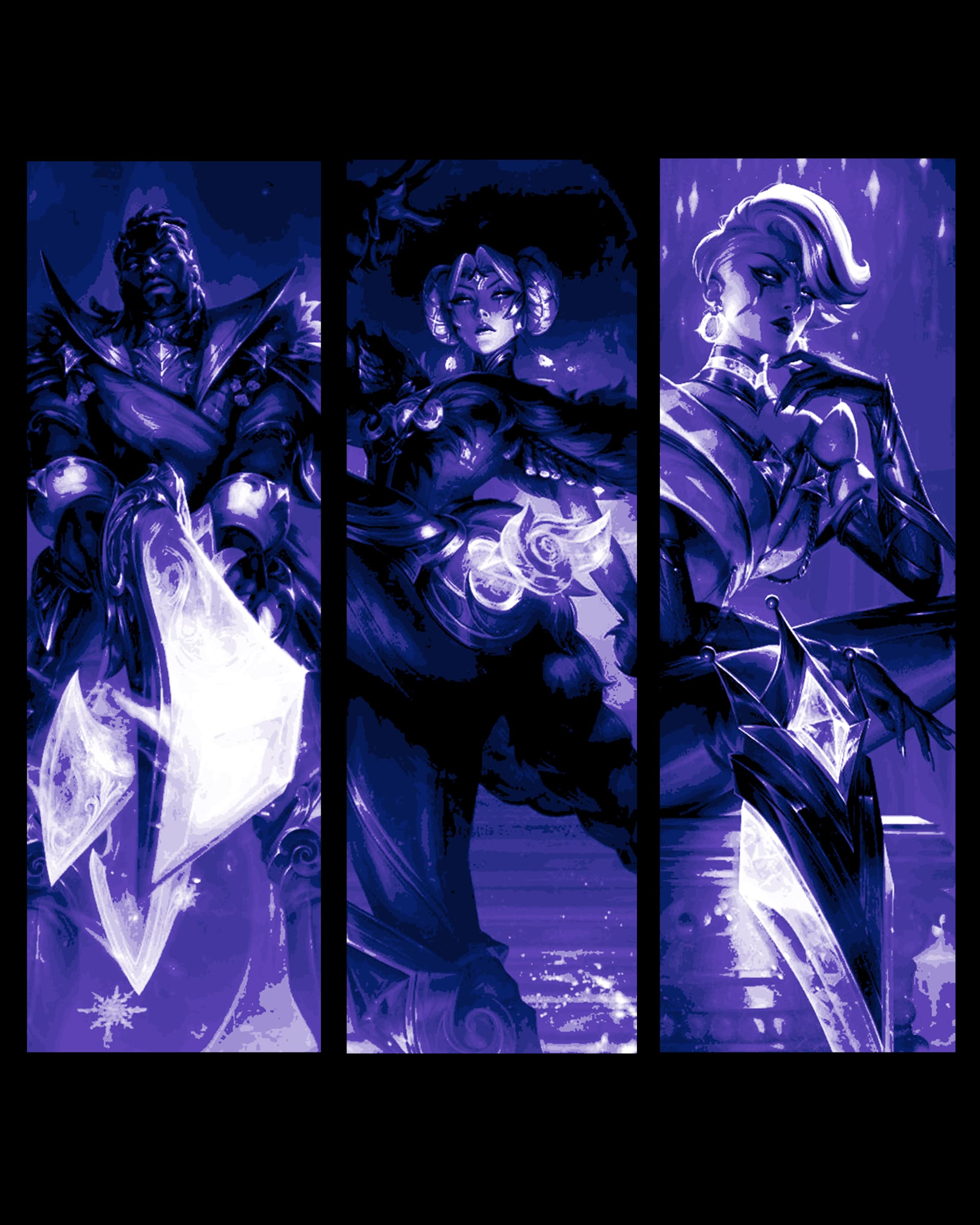 Fan art in Hueforge - League of Legends friends and enemies - Bookmark set 2 by BooneCo3d HueForge model: Fan art in Hueforge - League of Legends friends and enemies - Bookmark set 2 by BooneCo3d
