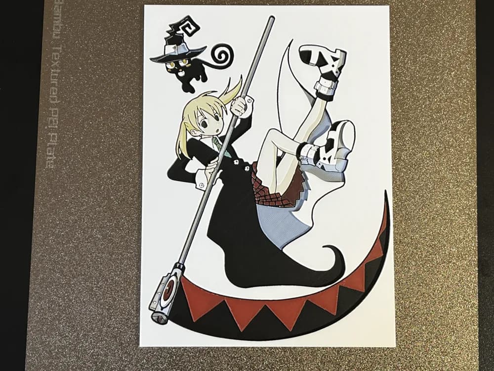 Maka Soul Eater Hueforge by FantasyZ HueForge model: Maka Soul Eater Hueforge by FantasyZ