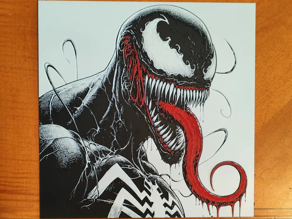 So Many Snacks, So Little Time - Venom - Hueforge by Sarge HueForge model: So Many Snacks, So Little Time - Venom - Hueforge by Sarge