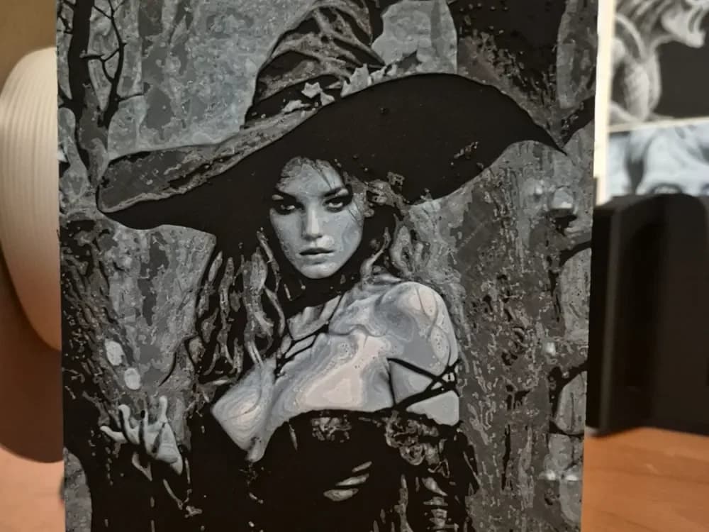 witch beauty hueforge by Buntsta HueForge model: witch beauty hueforge by Buntsta
