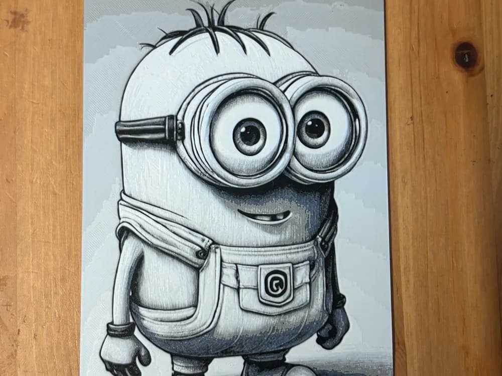 Minion Hueforge by Morganja HueForge model: Minion Hueforge by Morganja