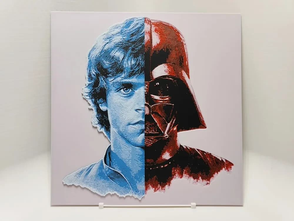 Luke and Vader by BeaN HueForge model: Luke and Vader by BeaN