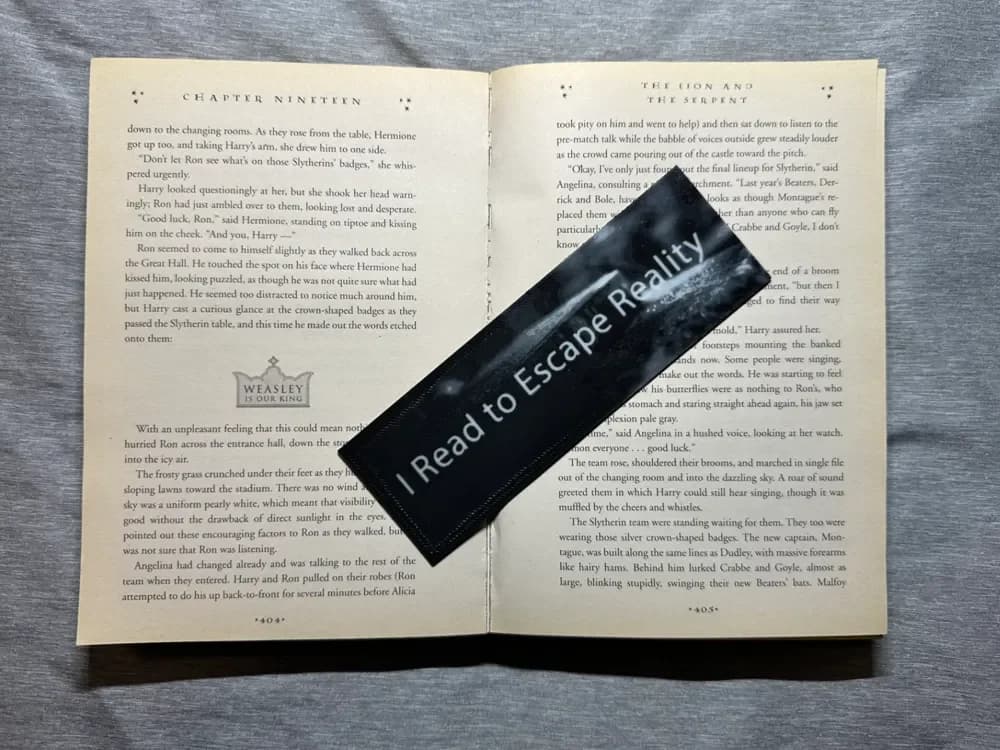 I Read to Escape Reality Bookmark - Flatforge by Hey Ben HueForge model: I Read to Escape Reality Bookmark - Flatforge by Hey Ben