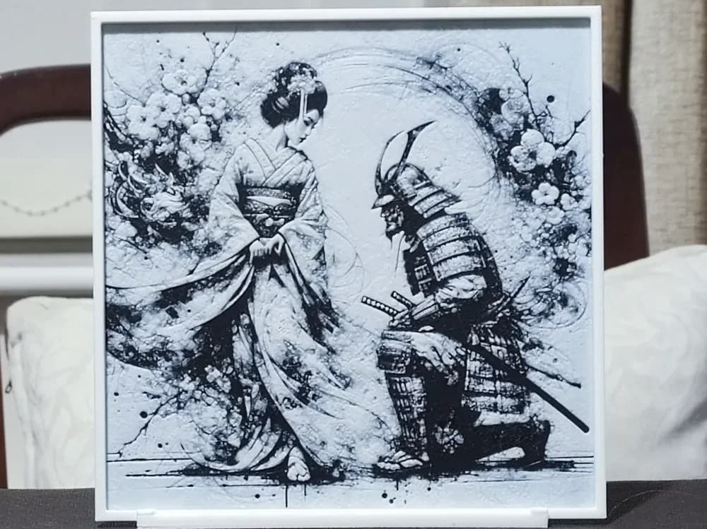 HueForge model: The Proposal - HueForge 2 Color by BoDad