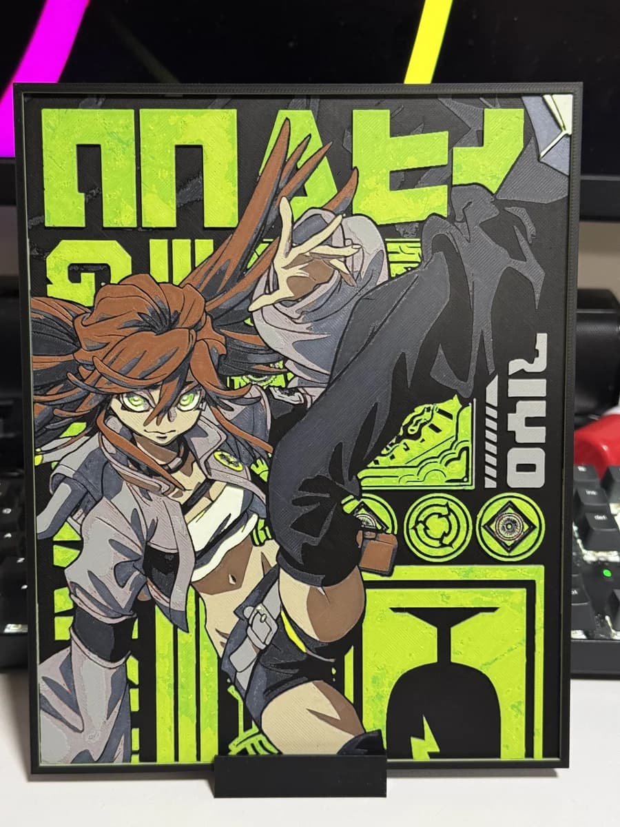 HueForge model: Riyo - Gachiakuta by Strata Prints