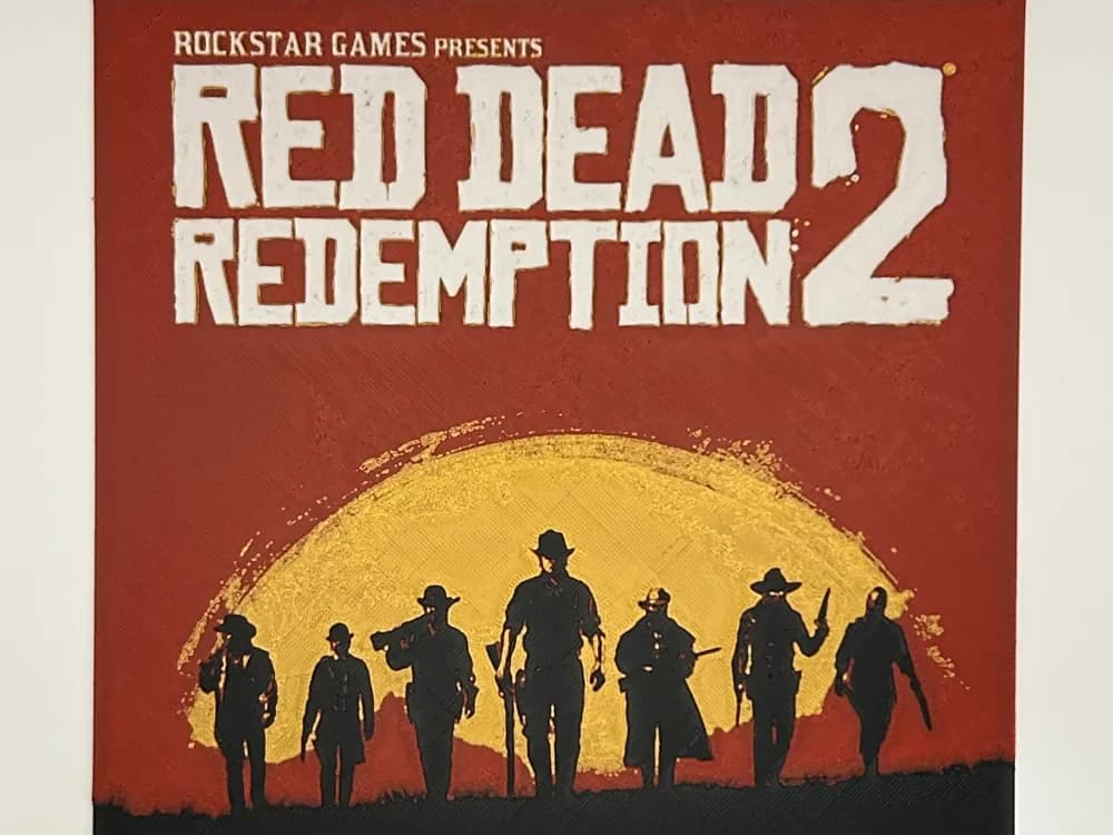 Red Dead Redemption 2 HueForge by CreativeDestructions HueForge model: Red Dead Redemption 2 HueForge by CreativeDestructions