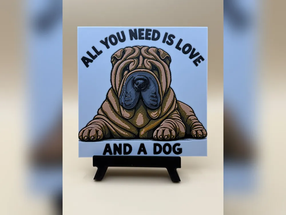 All You Need Is Love Shar Pei Print All You Need Is Love Shar Pei Print
