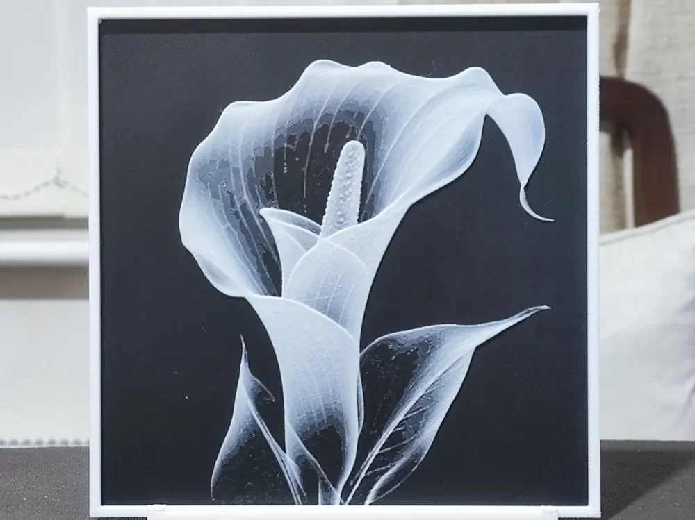 Calla Lily - HueForge 2 Color by BoDad HueForge model: Calla Lily - HueForge 2 Color by BoDad