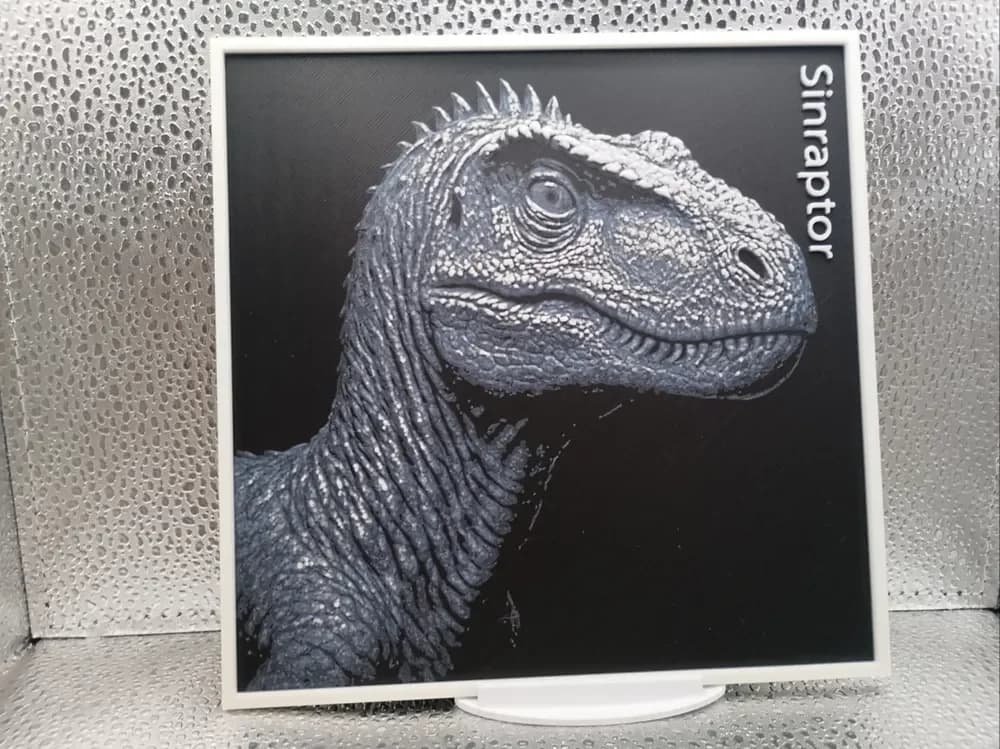 Sinraptor – Hueforge 3D-Printed Artwork by Borishotch Industries HueForge model: Sinraptor – Hueforge 3D-Printed Artwork by Borishotch Industries