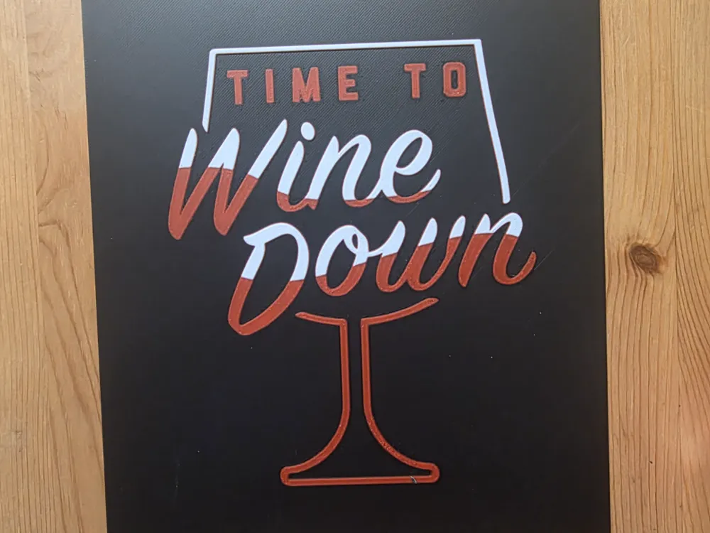 Time To Wine Hueforge by Morganja HueForge model: Time To Wine Hueforge by Morganja