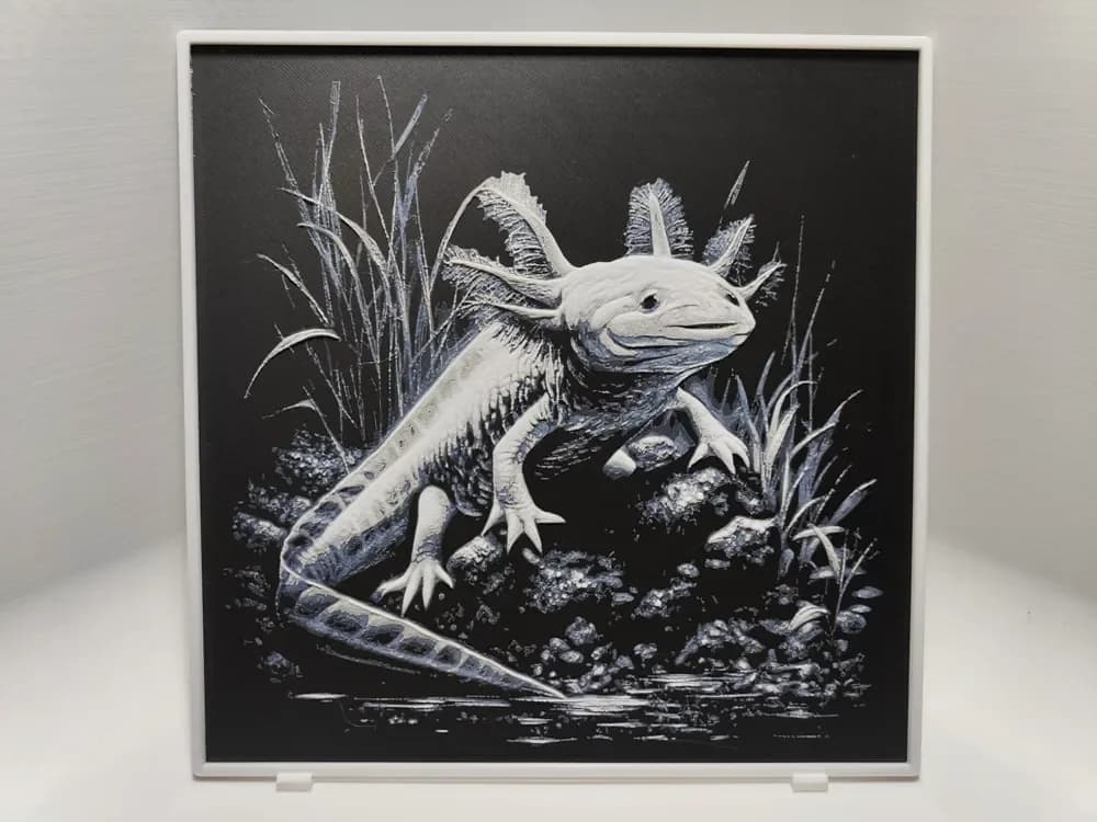 Axolotl - Hueforge by BeaN HueForge model: Axolotl - Hueforge by BeaN