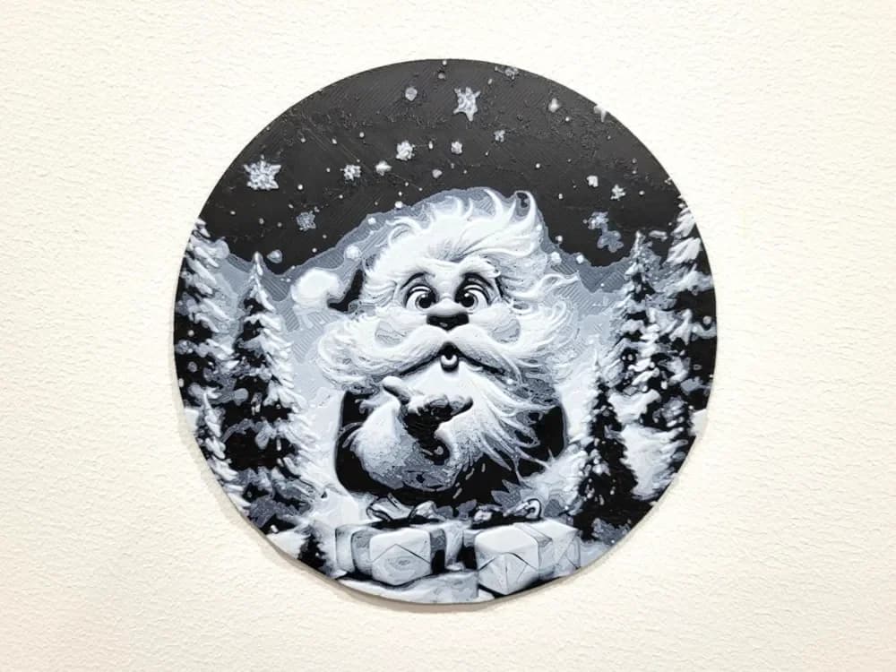 Santa Claus Kiss You - Hueforge 115x115