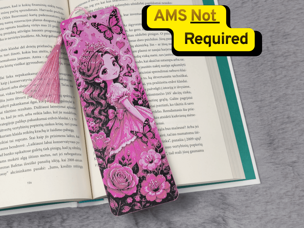 Pink Princess Butterfly HueForge Bookmark Pink Princess Butterfly HueForge Bookmark