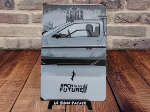 Back to the Future Part II Poster Plaque n°2 by leshowpatate HueForge model: Back to the Future Part II Poster Plaque n°2 by leshowpatate