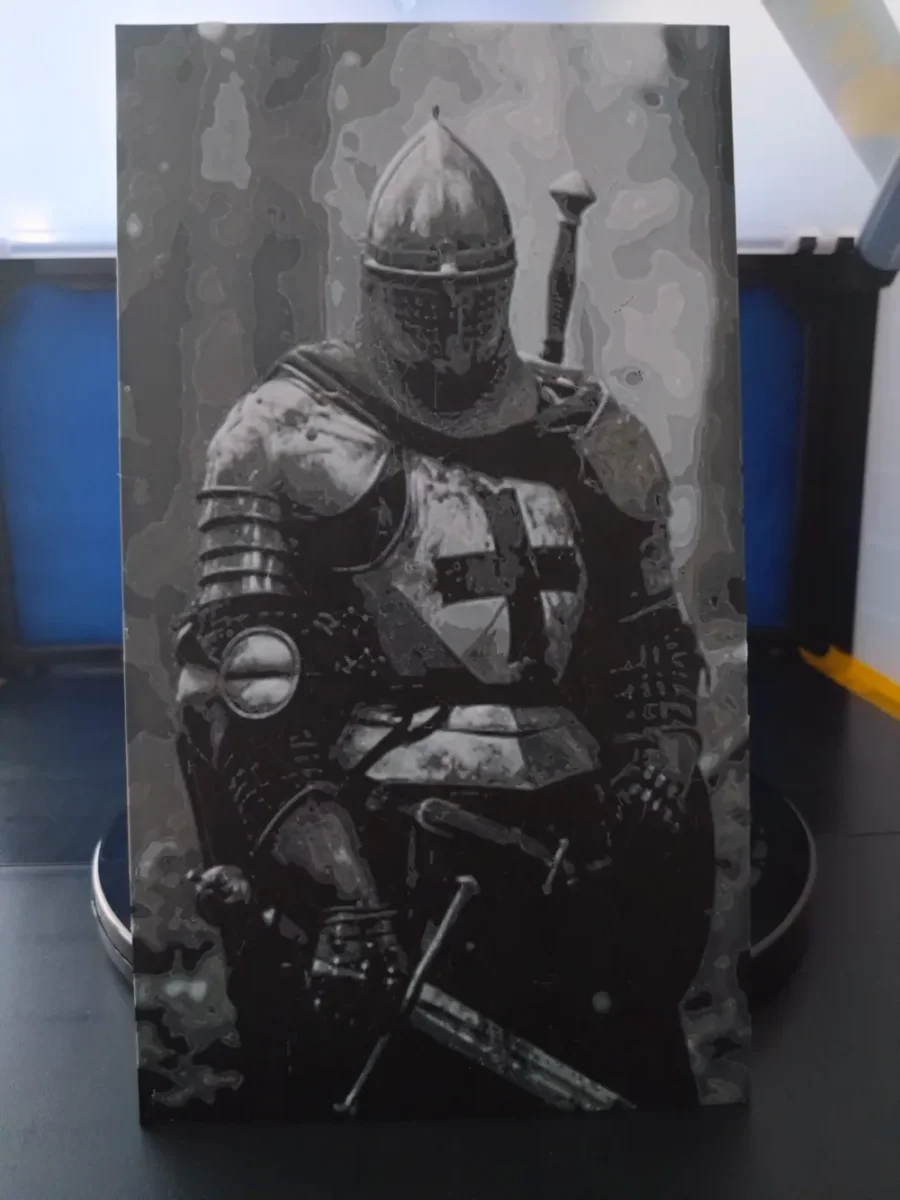 Crusader (HueForge) by Asgar3D HueForge model: Crusader (HueForge) by Asgar3D