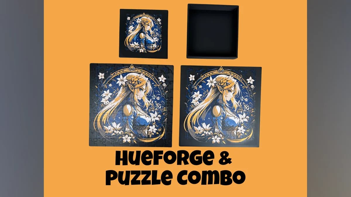 Princess Zelda - Hueforge & Puzzle Combo by Canadian Gamer HueForge model: Princess Zelda - Hueforge & Puzzle Combo by Canadian Gamer