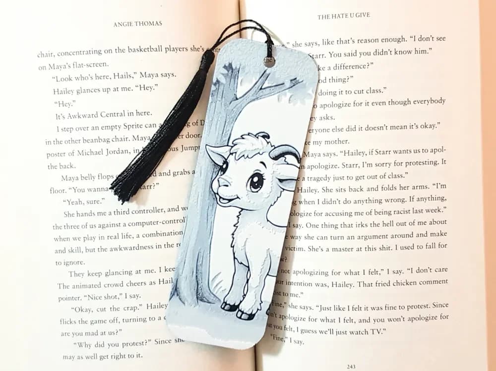 Baby Goat Bookmark, Hueforge by Dame Jo HueForge model: Baby Goat Bookmark, Hueforge by Dame Jo