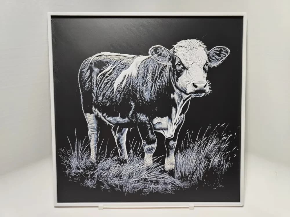 HueForge model: Cow - Hueforge by BeaN