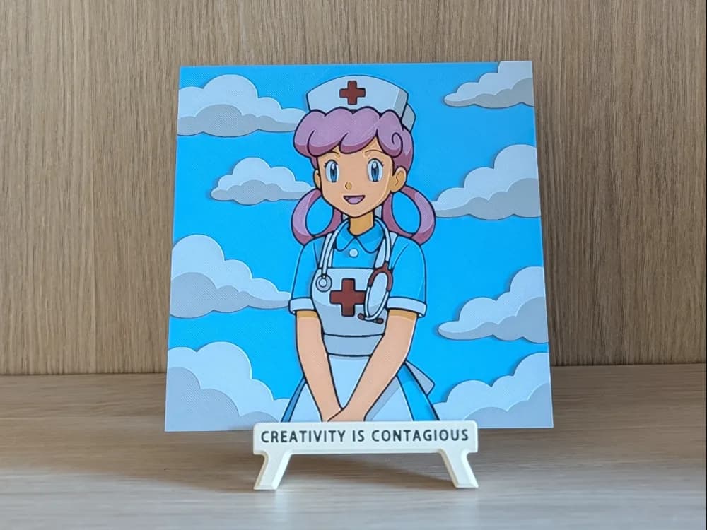 Nurse Joy Hueforge by Nextopia HueForge model: Nurse Joy Hueforge by Nextopia