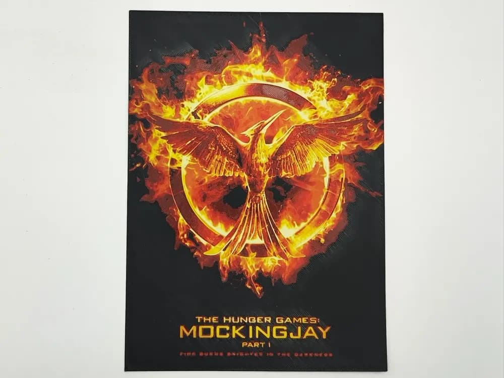 The hunger games the mockingjay 1 - hueforge by Altf4-Formation HueForge model: The hunger games the mockingjay 1 - hueforge by Altf4-Formation