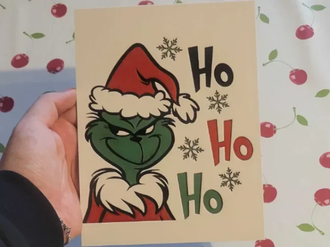 Grinch by Poly3D HueForge model: Grinch by Poly3D