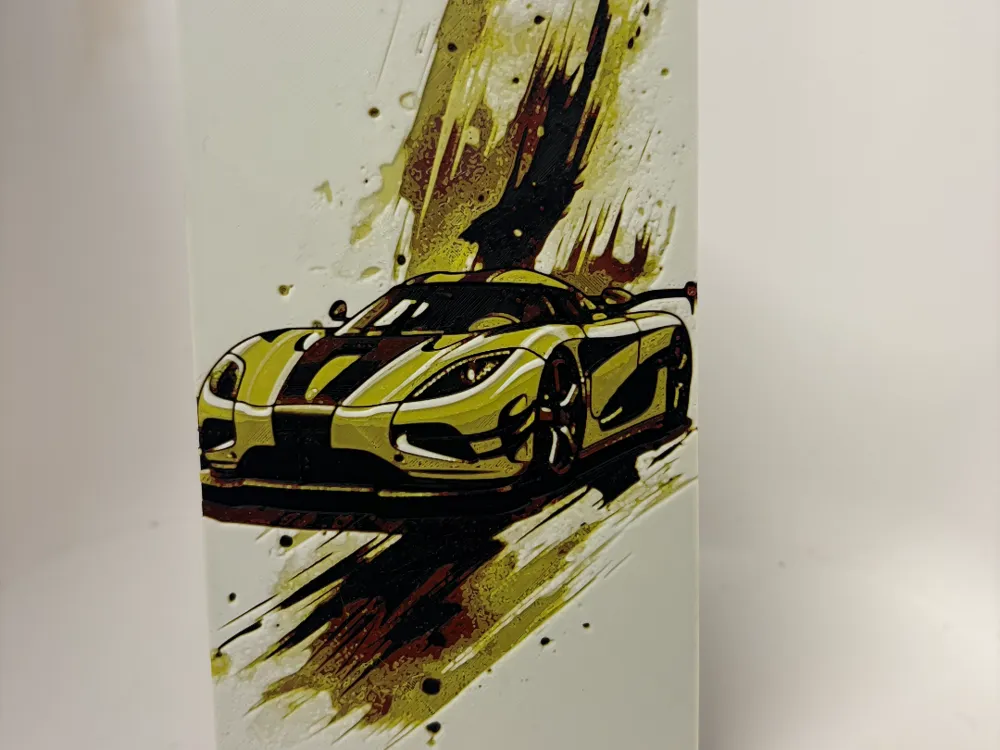 Koenigsegg Hueforge by Morganja HueForge model: Koenigsegg Hueforge by Morganja