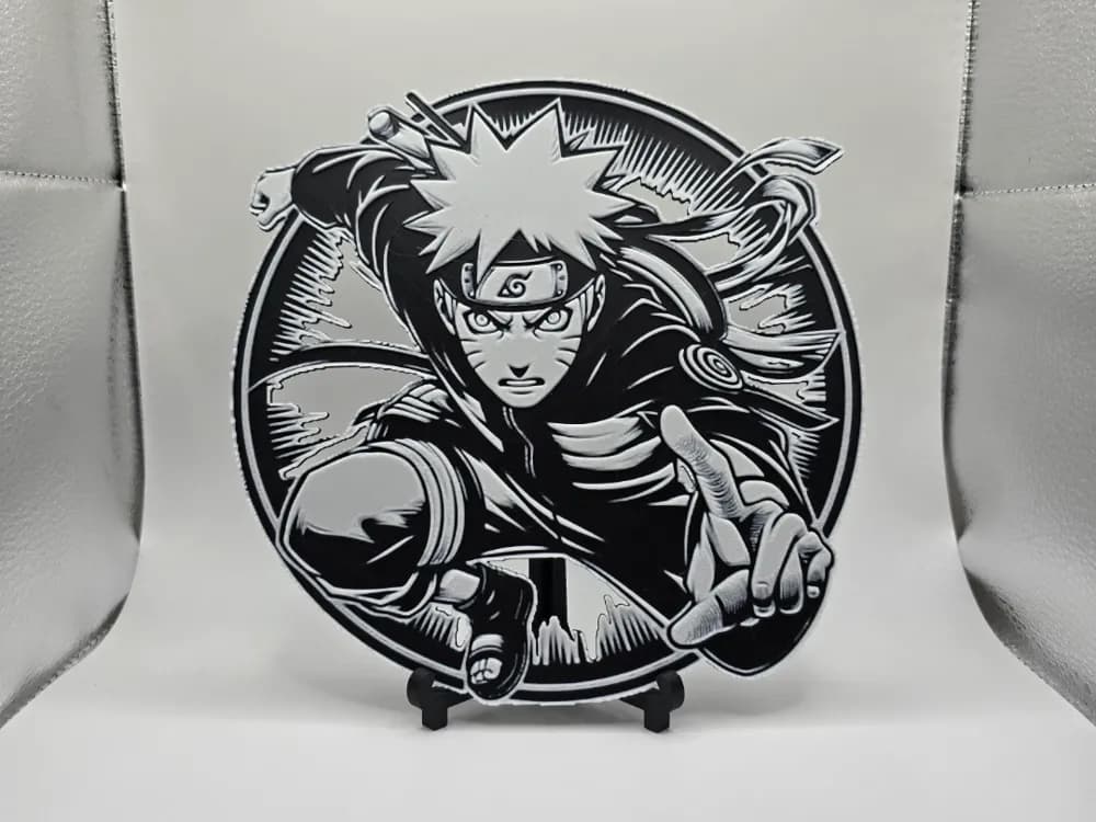 Naruto by Kactus Fpv HueForge model: Naruto by Kactus Fpv