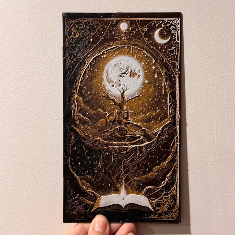 The World from a Book - HueForge Print by cyanidesugar HueForge model: The World from a Book - HueForge Print by cyanidesugar